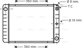 Ava Quality Cooling VO 2027 - Radiators, Motora dzesēšanas sistēma autodraugiem.lv