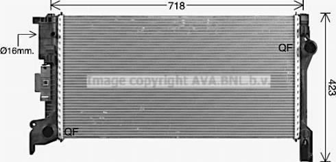 Ava Quality Cooling VO2307 - Radiators, Motora dzesēšanas sistēma autodraugiem.lv