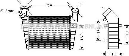 Ava Quality Cooling VW 4216 - Starpdzesētājs autodraugiem.lv