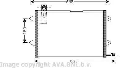 Ava Quality Cooling VW 5146 - Kondensators, Gaisa kond. sistēma autodraugiem.lv