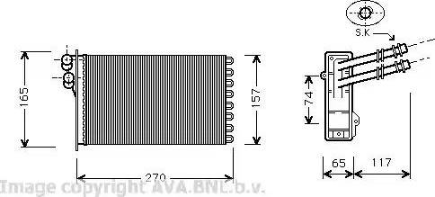 Ava Quality Cooling VW 6175 - Siltummainis, Salona apsilde autodraugiem.lv