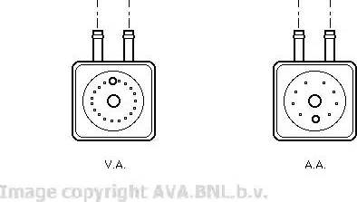 Ava Quality Cooling VW 3148 - Eļļas radiators, Motoreļļa autodraugiem.lv