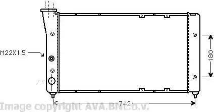 Ava Quality Cooling VW 2091 - Radiators, Motora dzesēšanas sistēma autodraugiem.lv