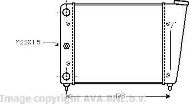 Ava Quality Cooling VW 2009 - Radiators, Motora dzesēšanas sistēma autodraugiem.lv