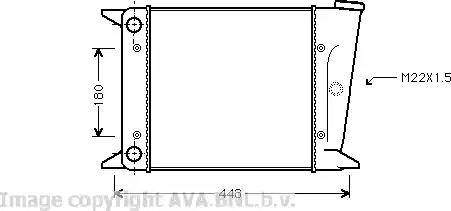 Ava Quality Cooling VW 2001 - Radiators, Motora dzesēšanas sistēma autodraugiem.lv