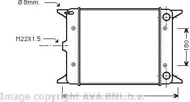 Ava Quality Cooling VW 2003 - Radiators, Motora dzesēšanas sistēma autodraugiem.lv