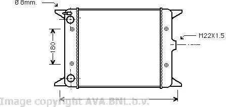 Ava Quality Cooling VW 2012 - Radiators, Motora dzesēšanas sistēma autodraugiem.lv