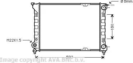 Ava Quality Cooling VW 2085 - Radiators, Motora dzesēšanas sistēma autodraugiem.lv