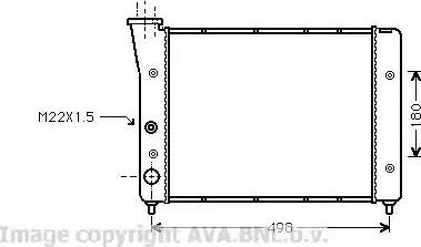 Ava Quality Cooling VW 2083 - Radiators, Motora dzesēšanas sistēma autodraugiem.lv