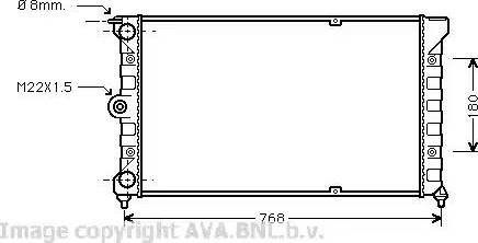 Ava Quality Cooling VW 2036 - Radiators, Motora dzesēšanas sistēma autodraugiem.lv