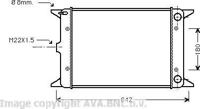 Ava Quality Cooling VW 2023 - Radiators, Motora dzesēšanas sistēma autodraugiem.lv