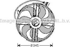 Ava Quality Cooling VW 7512 - Ventilators, Motora dzesēšanas sistēma autodraugiem.lv