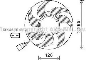 Ava Quality Cooling VW7535 - Ventilators, Motora dzesēšanas sistēma autodraugiem.lv