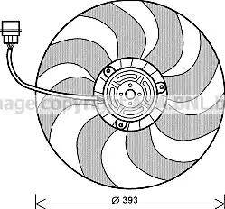 Ava Quality Cooling VW 7526 - Ventilators, Motora dzesēšanas sistēma autodraugiem.lv