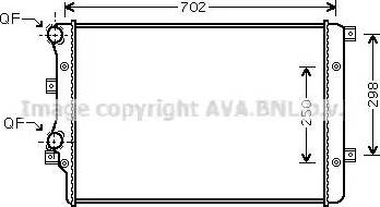 Ava Quality Cooling VWA2206 - Radiators, Motora dzesēšanas sistēma autodraugiem.lv