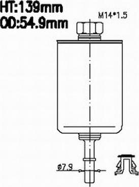 Azumi FSP40644 - Degvielas filtrs autodraugiem.lv