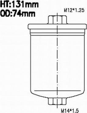Azumi FSP41010 - Degvielas filtrs autodraugiem.lv