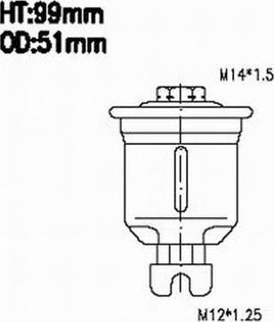 Azumi FSP21060 - Degvielas filtrs autodraugiem.lv