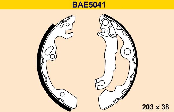 Barum BAE5041 - Bremžu loku komplekts autodraugiem.lv