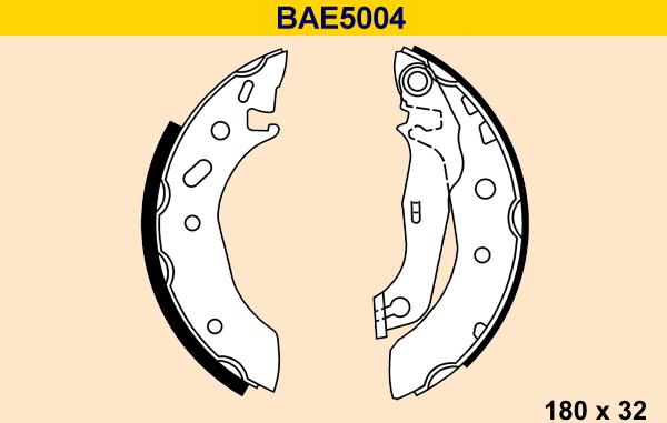 Barum BAE5004 - Bremžu loku komplekts autodraugiem.lv