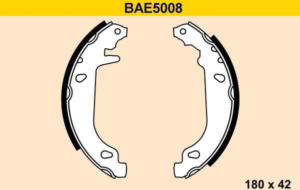 Barum BAE5008 - Bremžu loku komplekts autodraugiem.lv