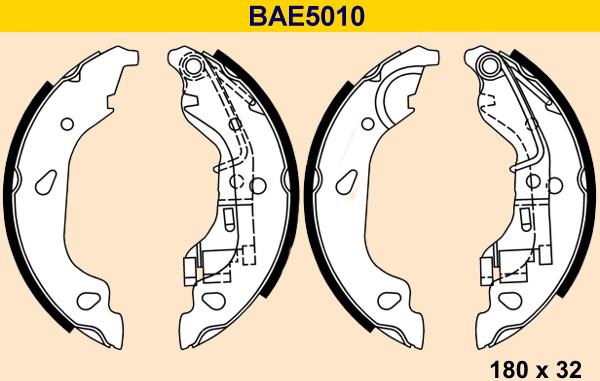 Barum BAE5010 - Bremžu loku komplekts autodraugiem.lv