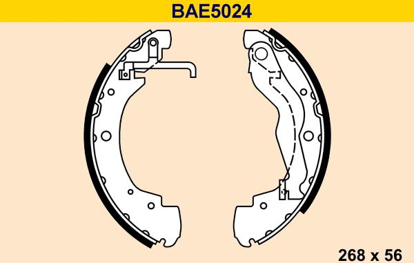 Barum BAE5024 - Bremžu loku komplekts autodraugiem.lv