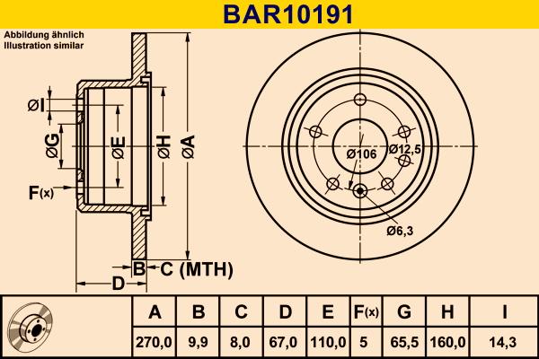 Barum BAR10191 - Bremžu diski autodraugiem.lv