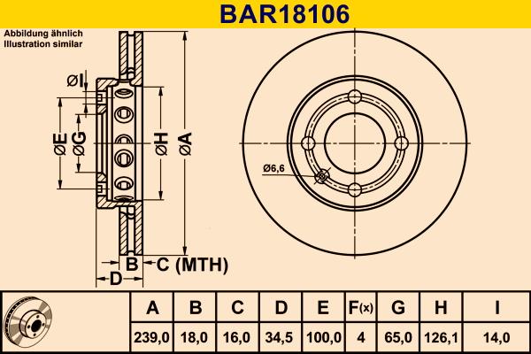 Barum BAR18106 - Bremžu diski autodraugiem.lv