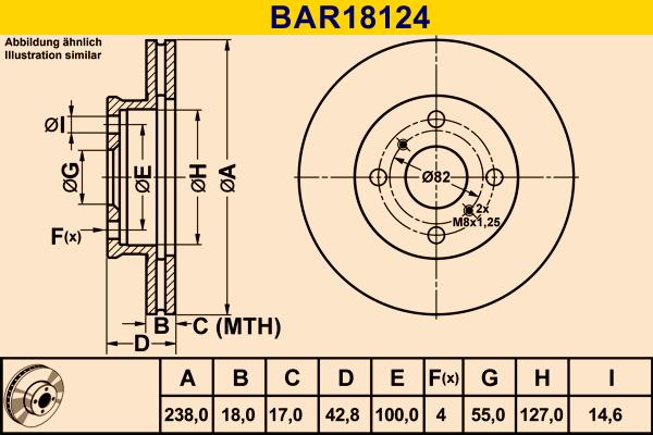 Barum BAR18124 - Bremžu diski autodraugiem.lv