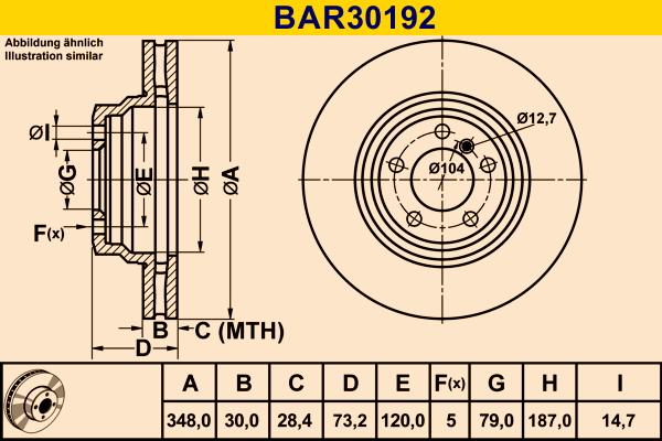 Barum BAR30192 - Bremžu diski autodraugiem.lv