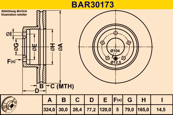 Barum BAR30173 - Bremžu diski autodraugiem.lv