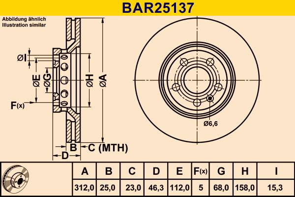 Barum BAR25137 - Bremžu diski autodraugiem.lv