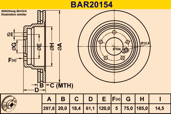 Barum BAR20154 - Bremžu diski autodraugiem.lv