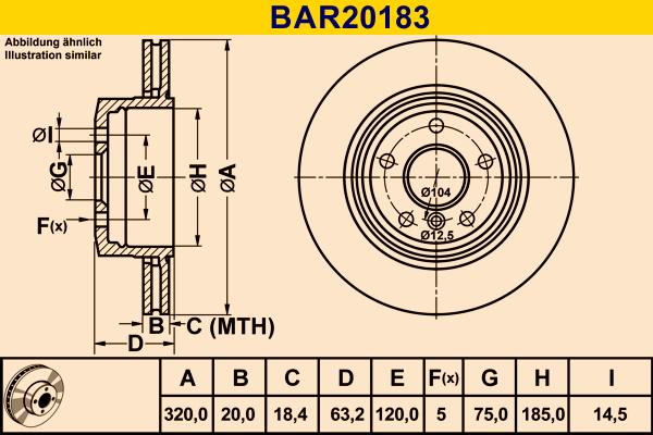 Barum BAR20183 - Bremžu diski autodraugiem.lv