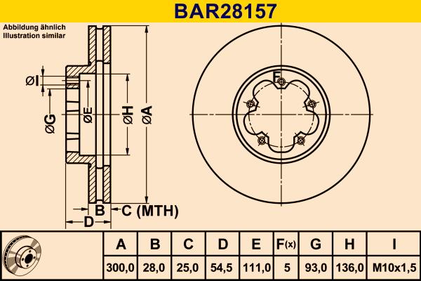 Barum BAR28157 - Bremžu diski autodraugiem.lv