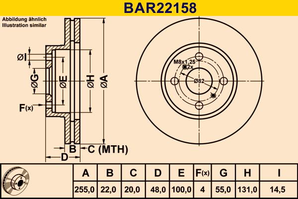 Barum BAR22158 - Bremžu diski autodraugiem.lv