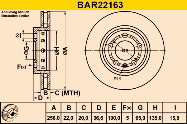 Barum BAR22163 - Bremžu diski autodraugiem.lv