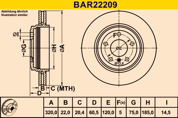 Barum BAR22209 - Bremžu diski autodraugiem.lv