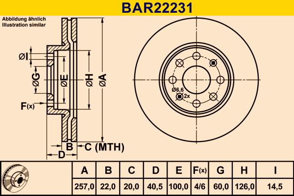 Barum BAR22231 - Bremžu diski autodraugiem.lv