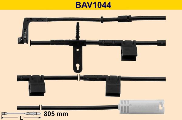 Barum BAV1044 - Indikators, Bremžu uzliku nodilums autodraugiem.lv