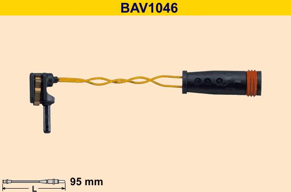 Barum BAV1046 - Indikators, Bremžu uzliku nodilums autodraugiem.lv