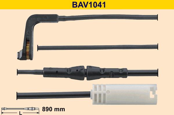 Barum BAV1041 - Indikators, Bremžu uzliku nodilums autodraugiem.lv