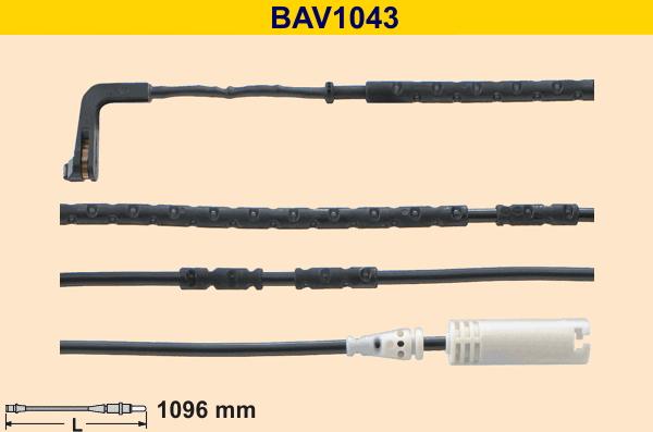 Barum BAV1043 - Indikators, Bremžu uzliku nodilums autodraugiem.lv