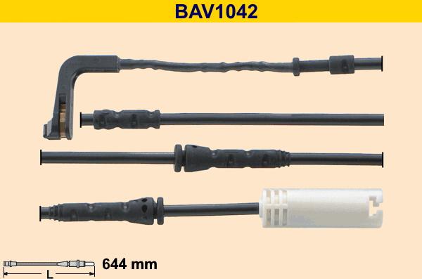 Barum BAV1042 - Indikators, Bremžu uzliku nodilums autodraugiem.lv