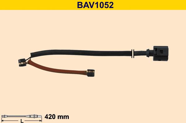 Barum BAV1052 - Indikators, Bremžu uzliku nodilums autodraugiem.lv
