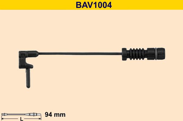 Barum BAV1004 - Indikators, Bremžu uzliku nodilums autodraugiem.lv