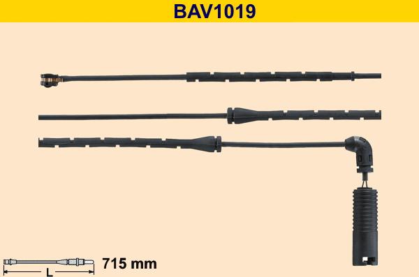 Barum BAV1019 - Indikators, Bremžu uzliku nodilums autodraugiem.lv
