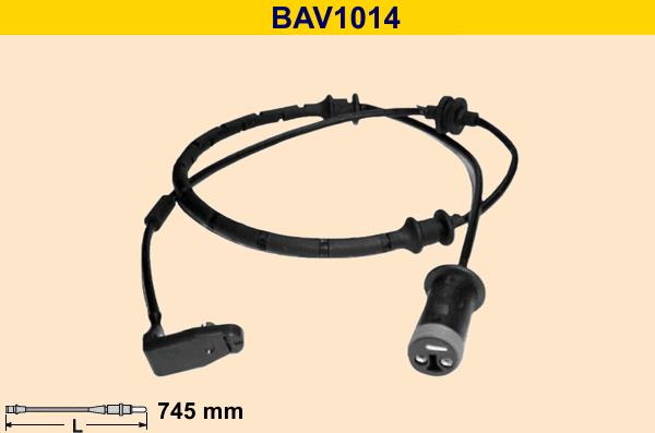 Barum BAV1014 - Indikators, Bremžu uzliku nodilums autodraugiem.lv