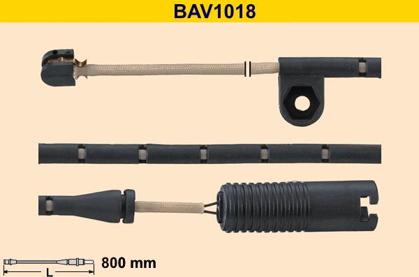 Barum BAV1018 - Indikators, Bremžu uzliku nodilums autodraugiem.lv